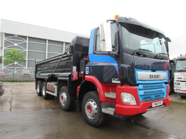 DAF CF450 EURO 6 2018 8x4 STEEL BODY TIPPER (FN18 PZO) S/N:3915