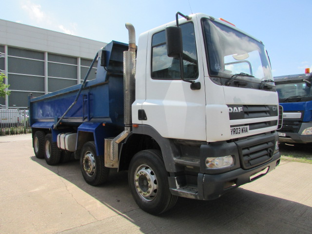 DAF CF85.340 2003 8x4 STEEL BODY TIPPER (YR03 WNA) S/N: 3932