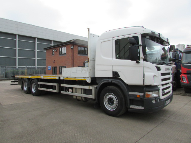 SCANIA P310 2008 6x2 FLATBED. (BX58 SJU) S/N:3979