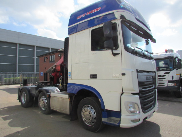 DAF XF460 2016 6x2 TRACTOR UNIT WITH CRANE. (FJ16 VVT) S/N:4058