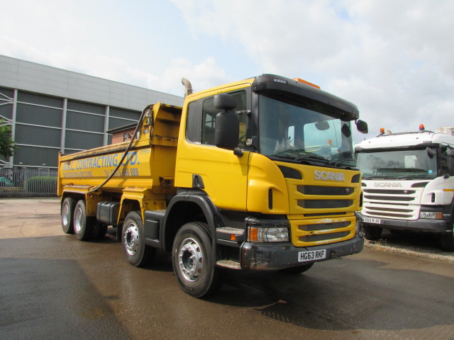 SCANIA P400 2013 8x4 TIPPER (HG63 RKF) S/N: 4076