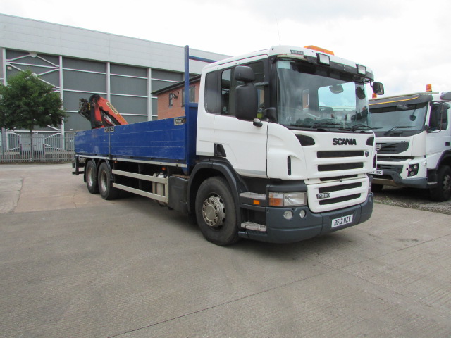 SCANIA P280 2012 6x2 FLATBED WITH CRANE (BF12 HZY) - S/N 4083
