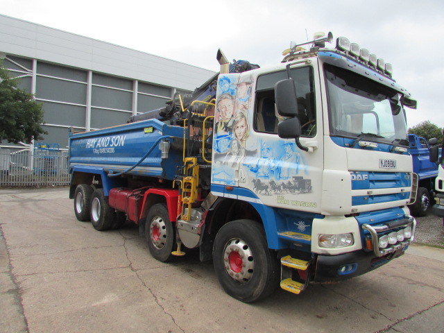 DAF CF 85 410 8X4 STEEL BODY TIPPER (YJ09 EKU) - S/N 4135