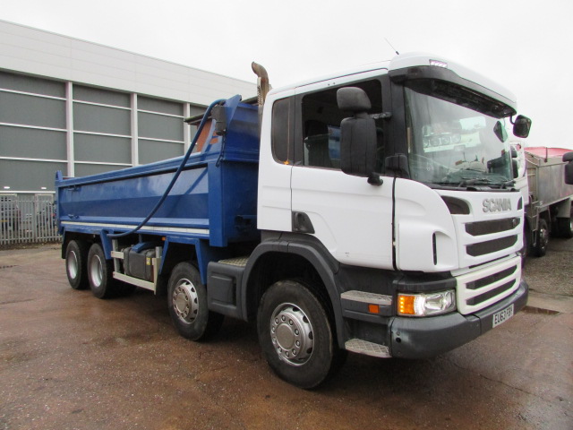 SCANIA P400 8X4 TIPPER (EU63 FBY) - S/N 4173