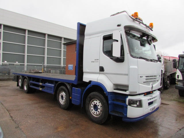 RENAULT PREMIUM LANDER 460 DXI 8x2 FLATBED (FJ61 MFP) S/N:4167