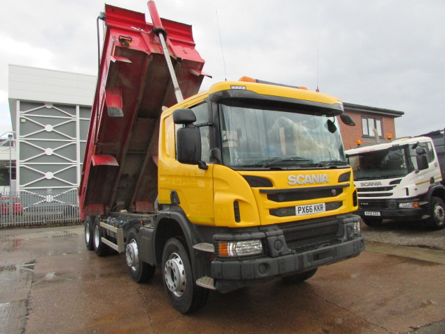 SCANIA P410 8X4 STEEL BODY TIPPER (PX66 KKR) S/N:4265