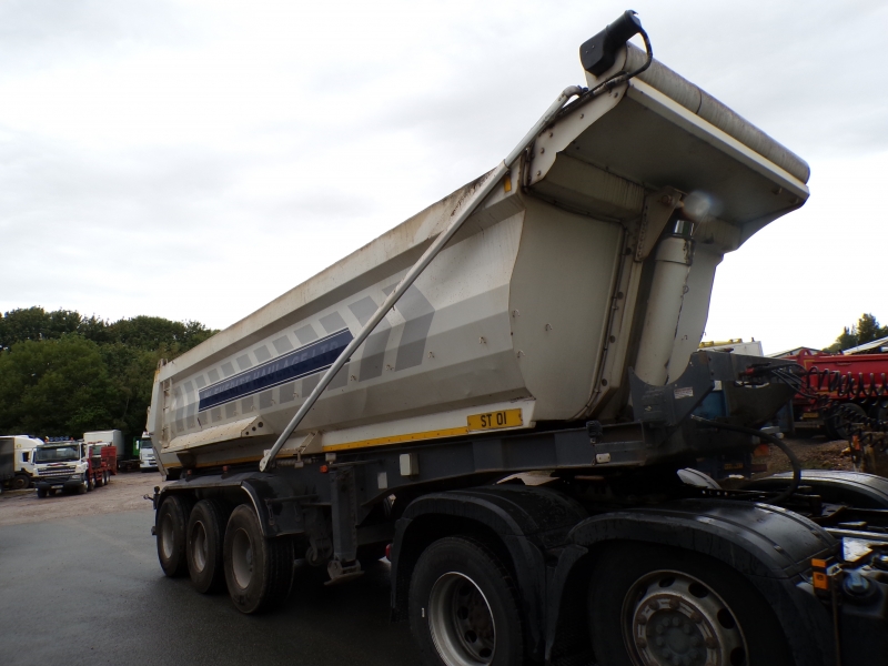 SECSAN TRIAXLE STEEL BODY TIPPING TRAILER (C522141)S/N:4273